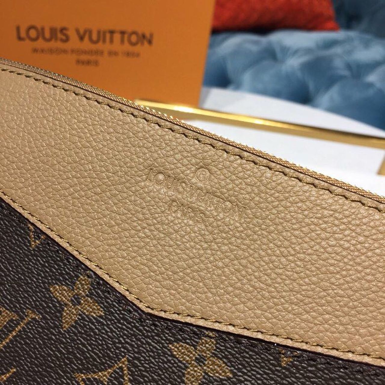 L0vis Vvtt0n Daily Pouch Monogram Canvas Spring/Summer Collection Sesame For Women, Women’s Wallet 30cm LV M64591