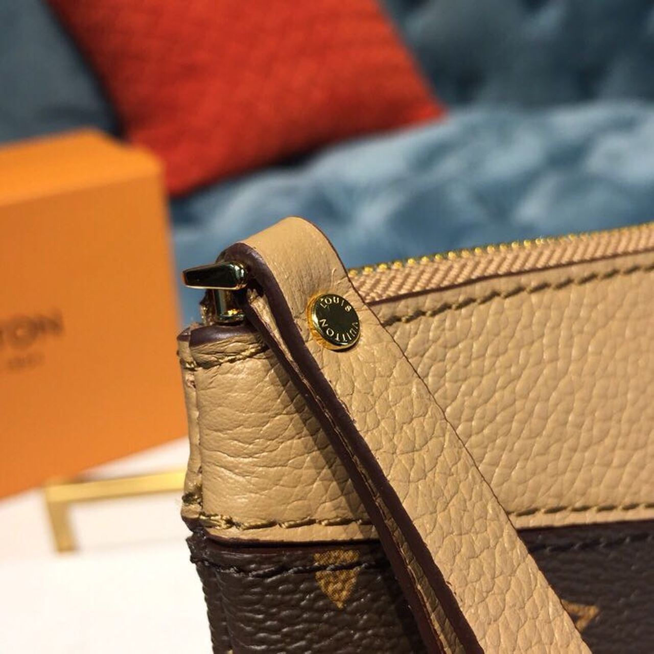 L0vis Vvtt0n Daily Pouch Monogram Canvas Spring/Summer Collection Sesame For Women, Women’s Wallet 30cm LV M64591