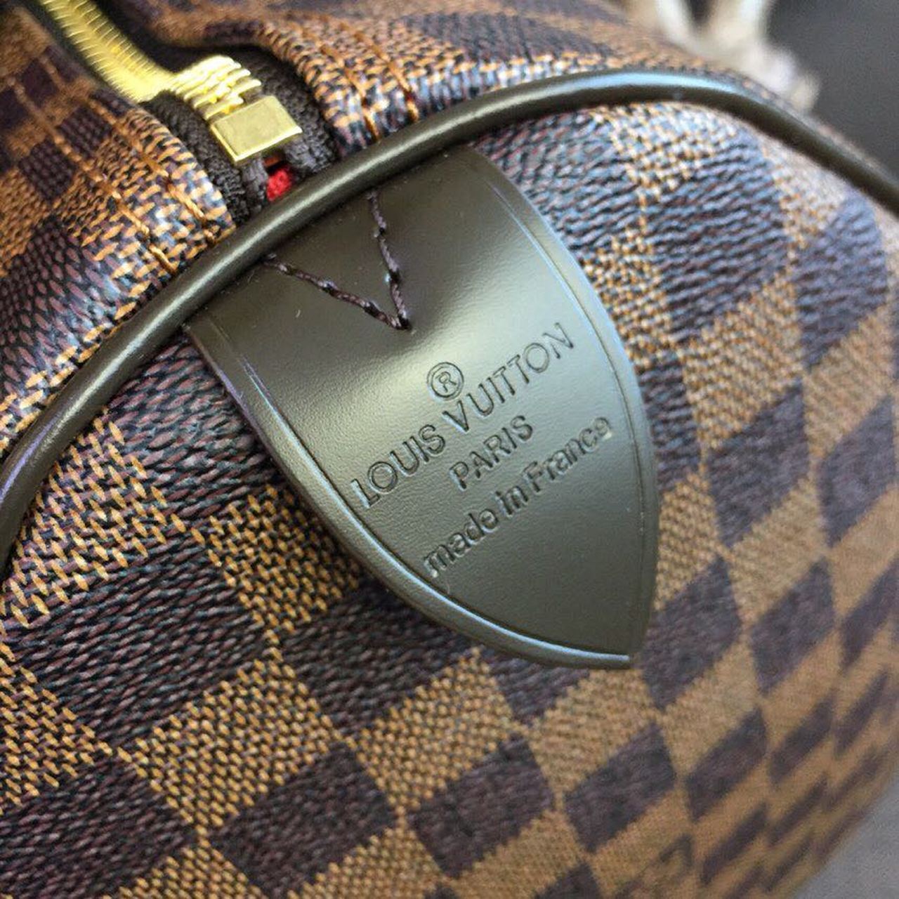 L0vis Vvtt0n Speedy 35 Damier Ebene Canvas For Women, Women’s Handbags, Travel Bags 13.8in/35cm LV N41363