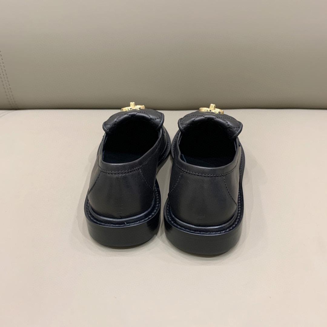 Ch**el Loafers Black For Women, Women’s Shoes G36646