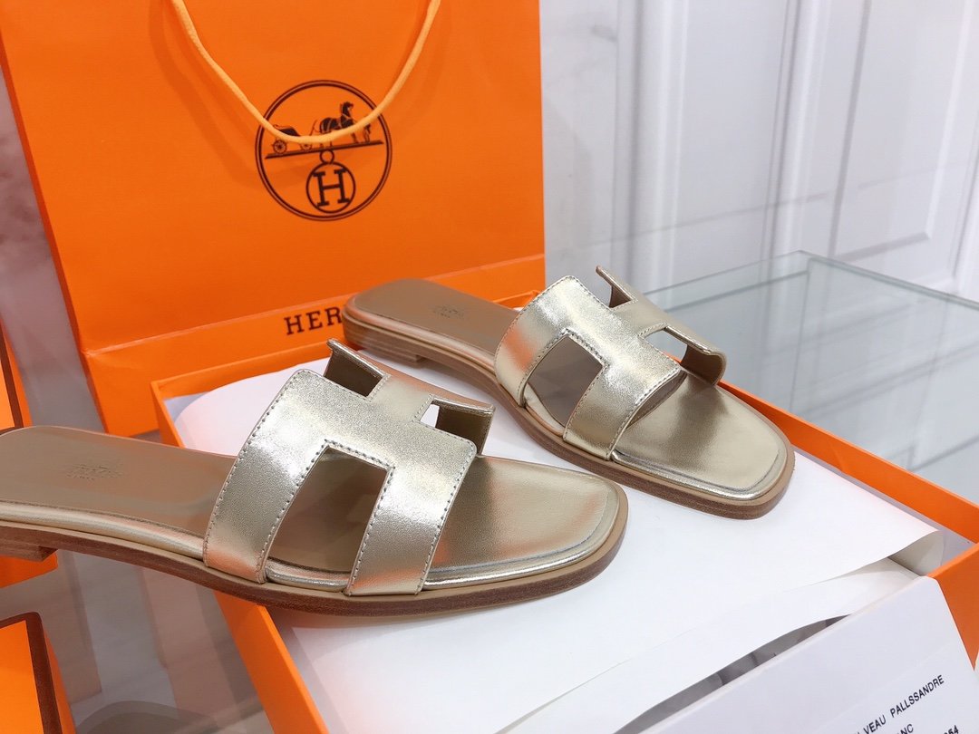 H**me5 Oran Sandal Gold For Women, Women’s Shoes H122086Z
