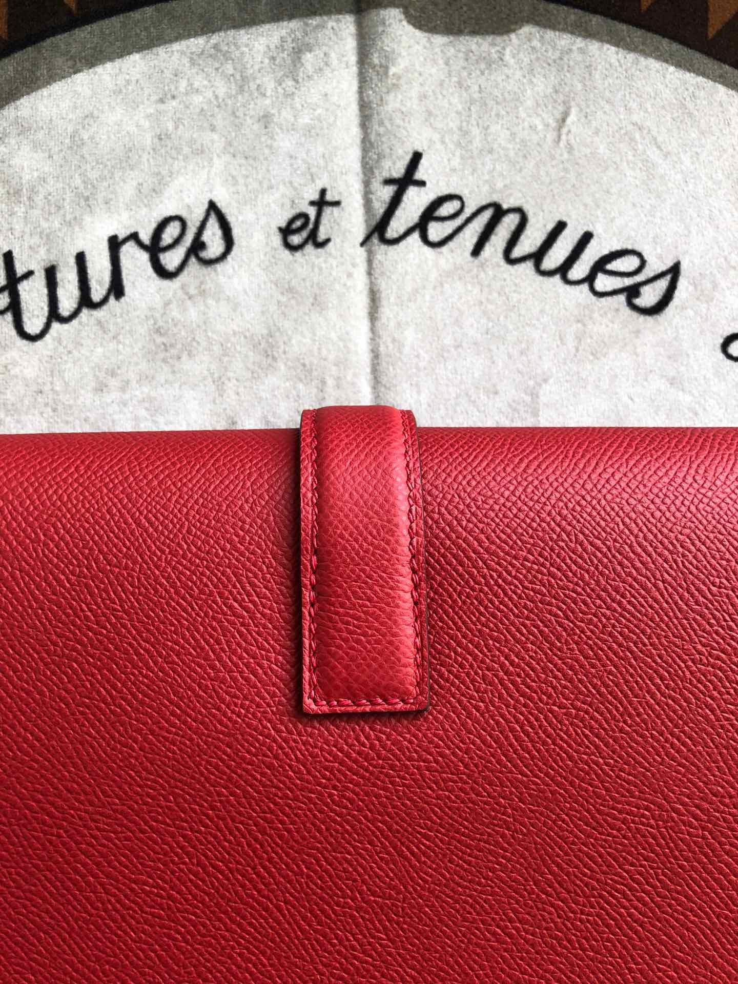 H**me5 Jige Elan 29 Clutch Wallet 29cm/11.4in For Women Red