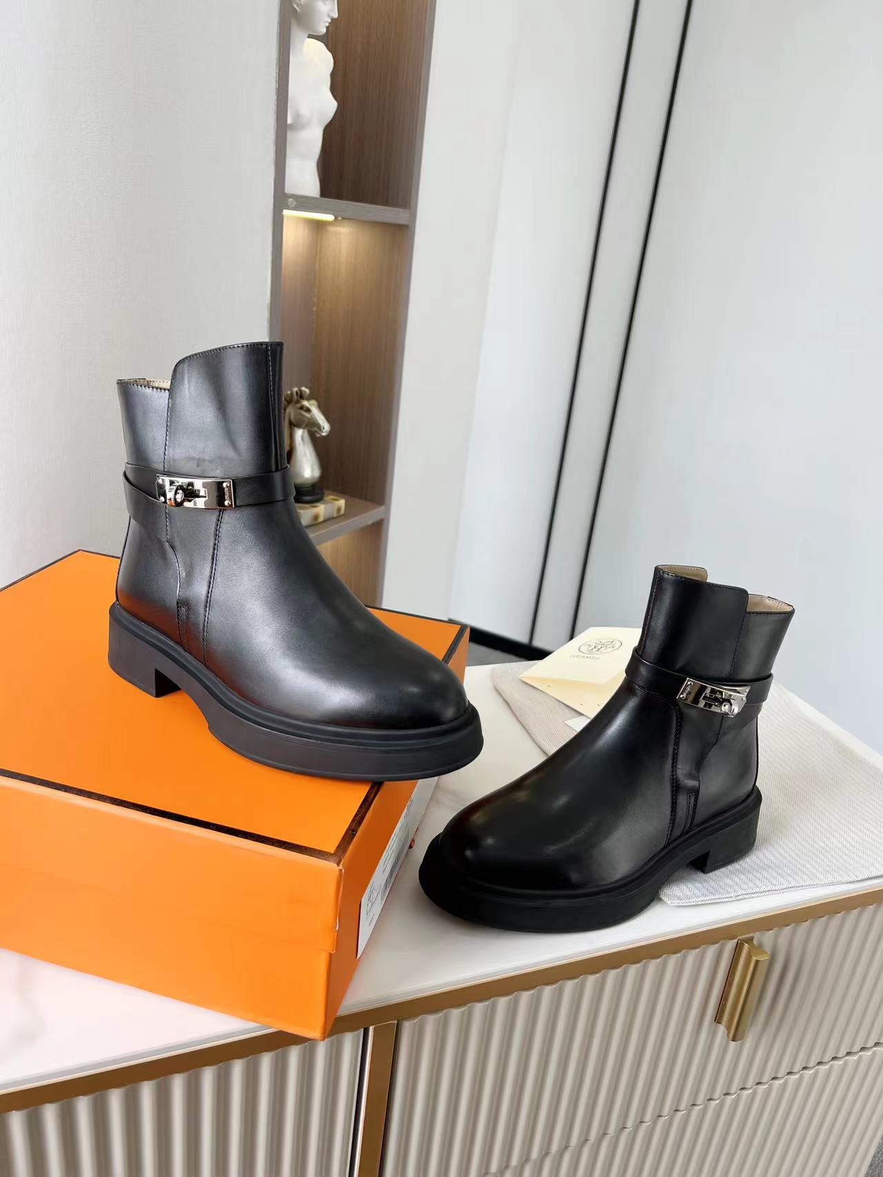 H**me5 Veo Ankle Boots Black For Women, Women’s Shoes H221827ZH01435