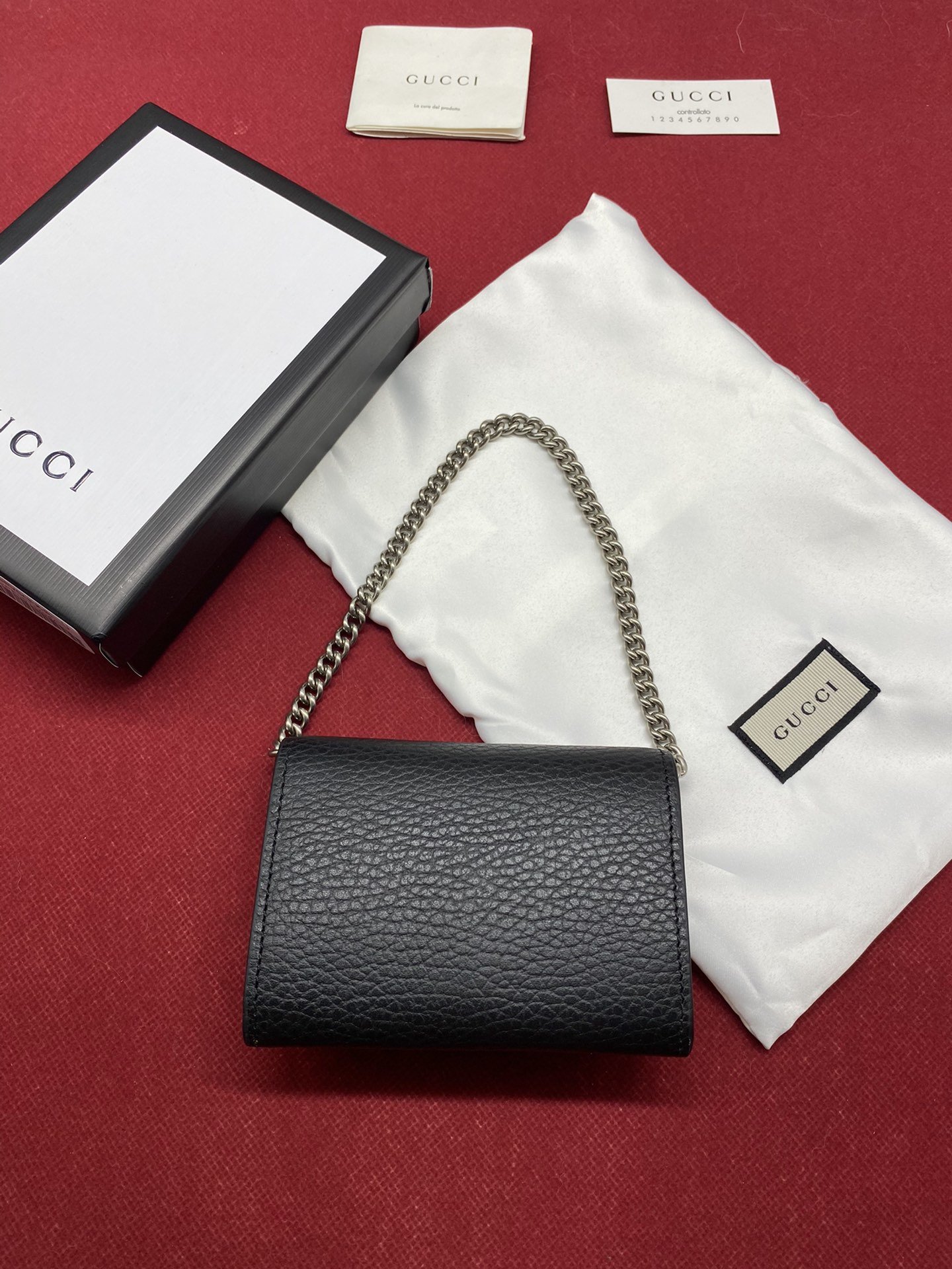 Gvc*1 Dionysus Black Chain S*per Mini Bags For Women 11cm/4.3 GC