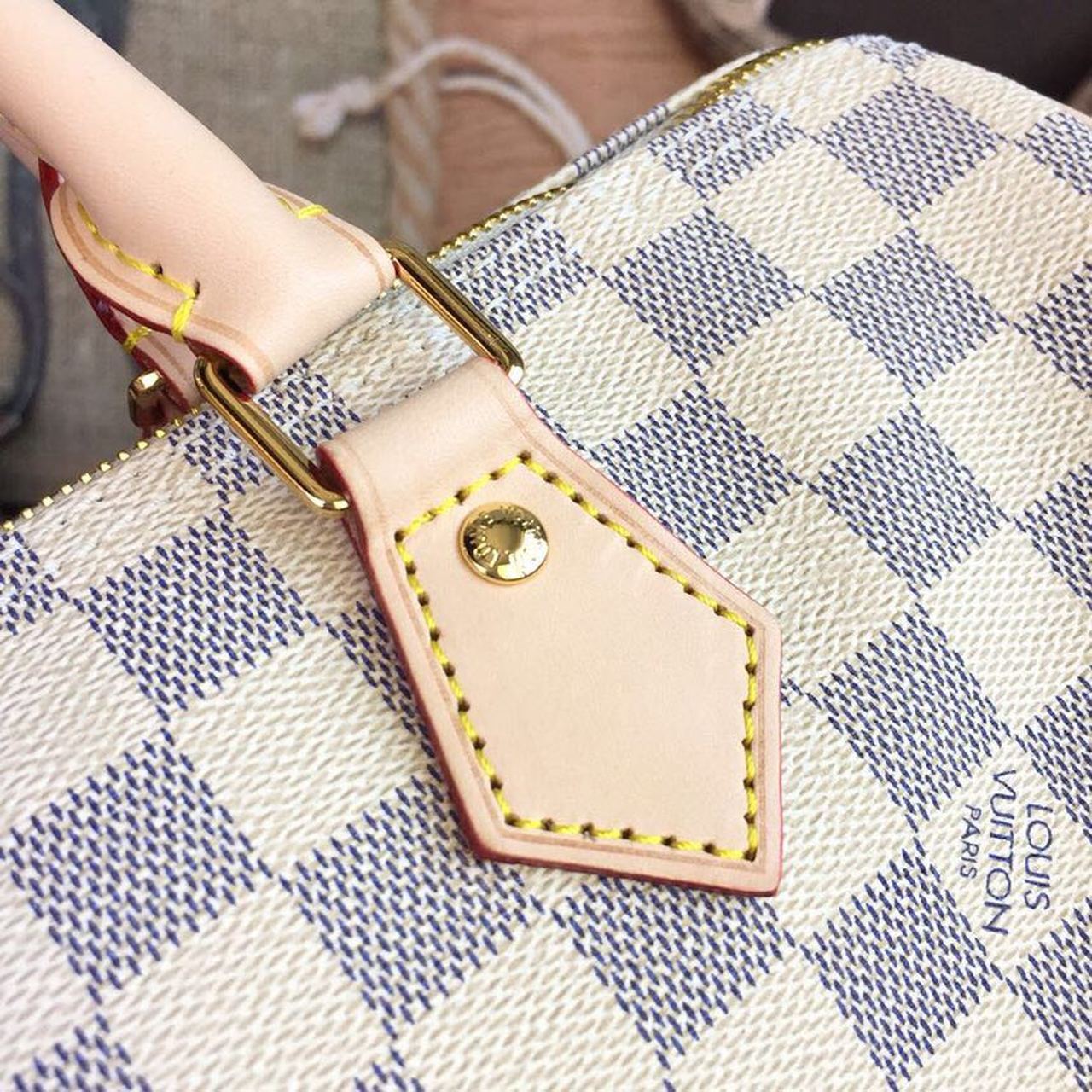 L0vis Vvtt0n Speedy 30 Damier Azur Canvas For Women, Women’s Handbags 11.8in/30cm LV N41370