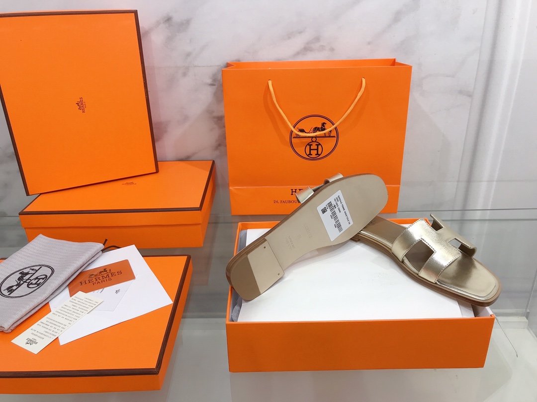 H**me5 Oran Sandal Gold For Women, Women’s Shoes H122086Z