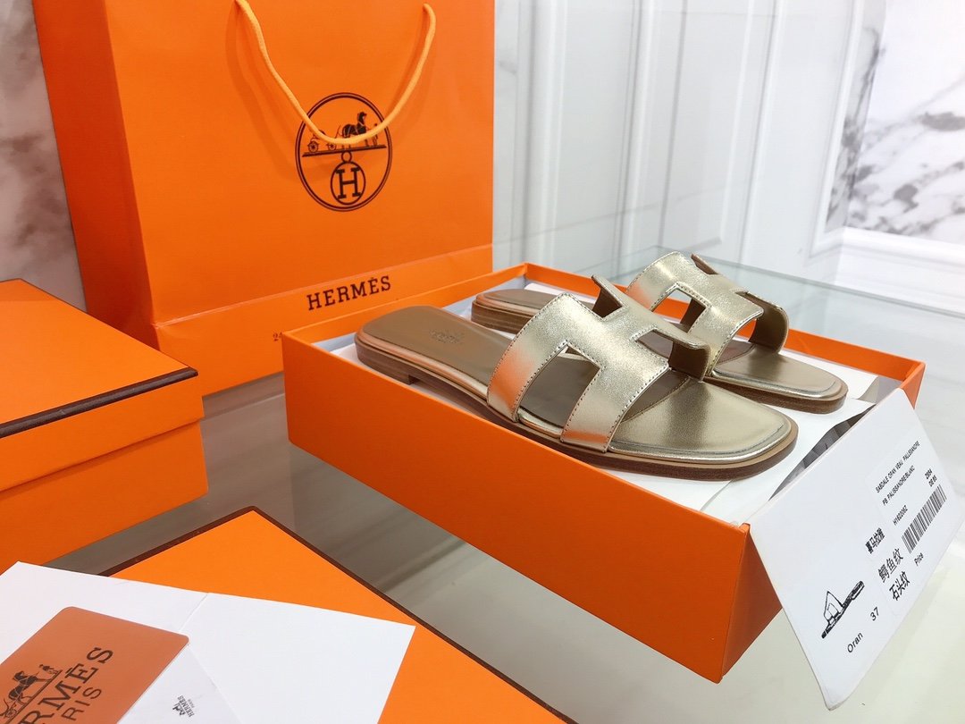 H**me5 Oran Sandal Gold For Women, Women’s Shoes H122086Z