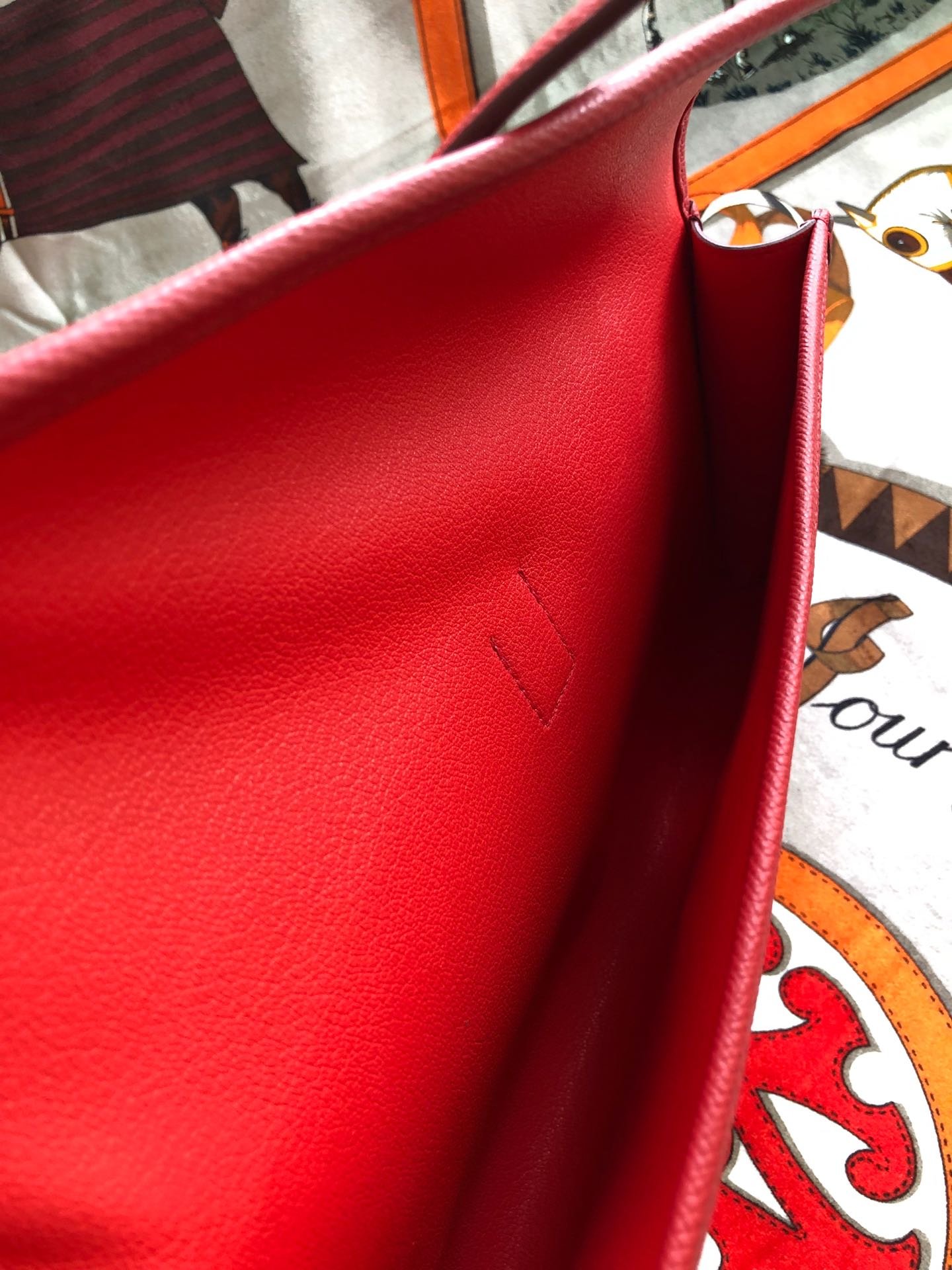 H**me5 Jige Elan 29 Clutch Wallet 29cm/11.4in For Women Red
