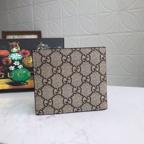Gvc*1 Tiger Print GG Svp*me Bi-Fold Wallet For Men, Men’s Wallet 11cm/4.3in GG 451268 K5Z1N 8666