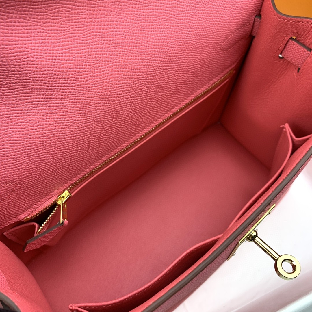 H**me5 Kelly 28 Sellier Epsom Pink Bag For Women, Women’s Handbags, Shoulder Bags 11in/28cm
