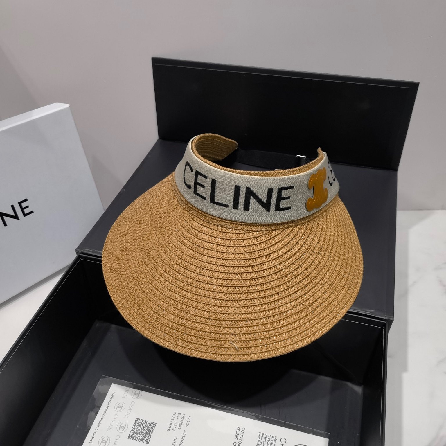 Ce1i*e Sedge Summer Hat Brown Ce1i*e Hat