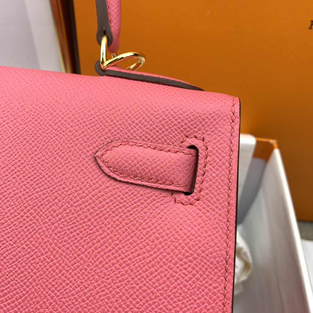 H**me5 Kelly 28 Sellier Epsom Pink Bag For Women, Women’s Handbags, Shoulder Bags 11in/28cm