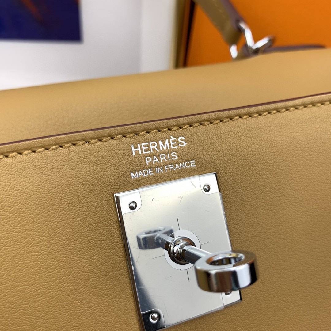 H**me5 Kelly 28 Evercolor Gold Bag For Women, Women’s Handbags, Shoulder Bags 11in/28cm