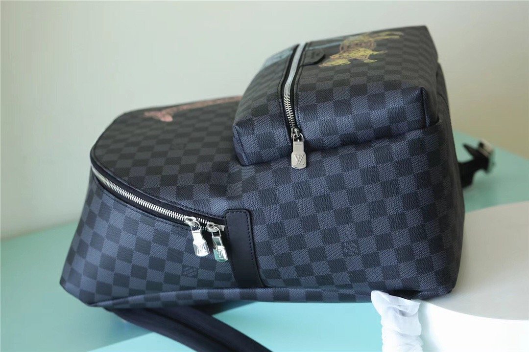 L0vis Vvtt0n Discovery Backpack Damier Graphite Canvas For Men, Men’s Bags 11.4in/29cm LV N45275