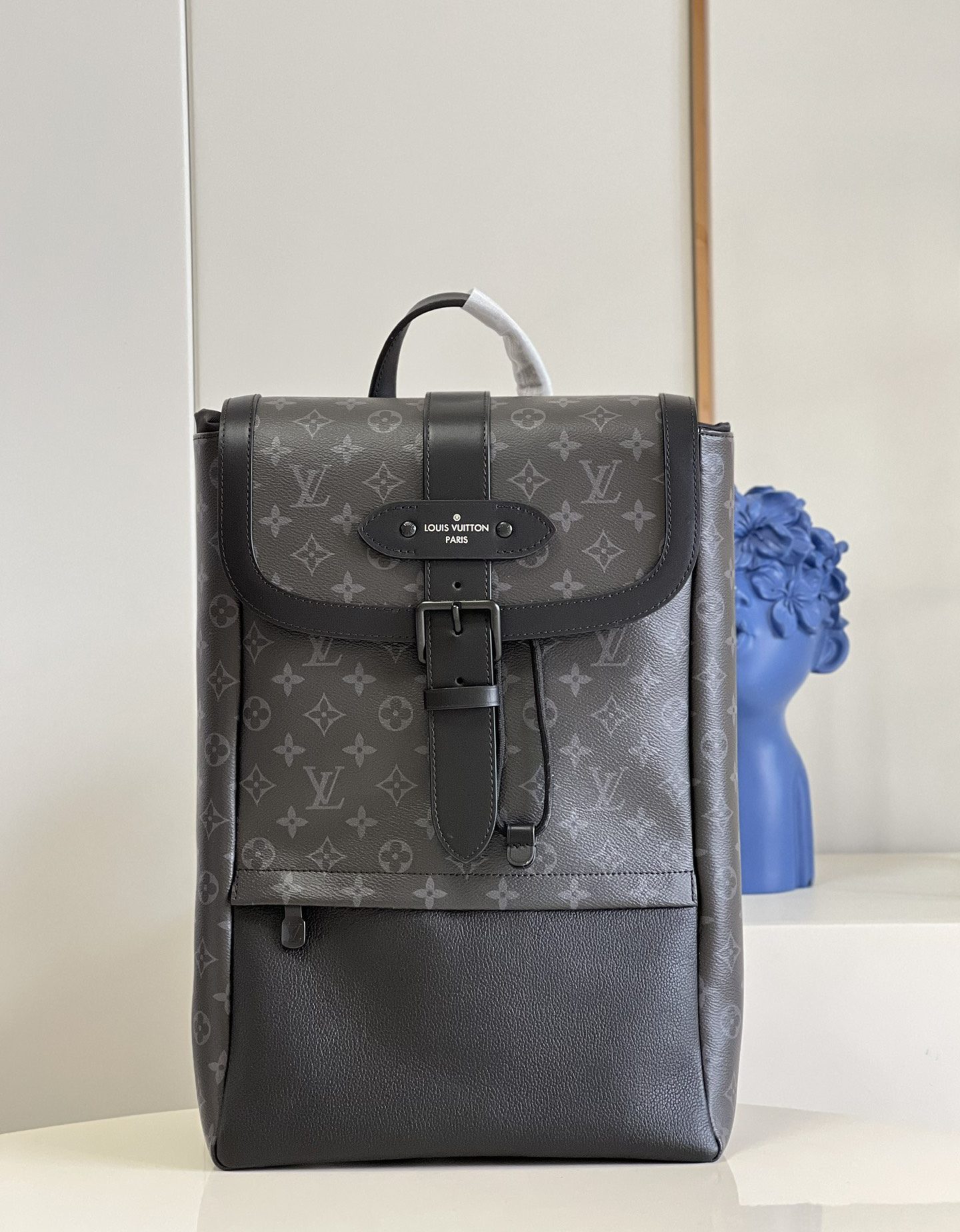 L0vis Vvtt0n Saumur Backpack Monogram Eclipse Canvas For Men, Men’s Bags 42cm LV M45913