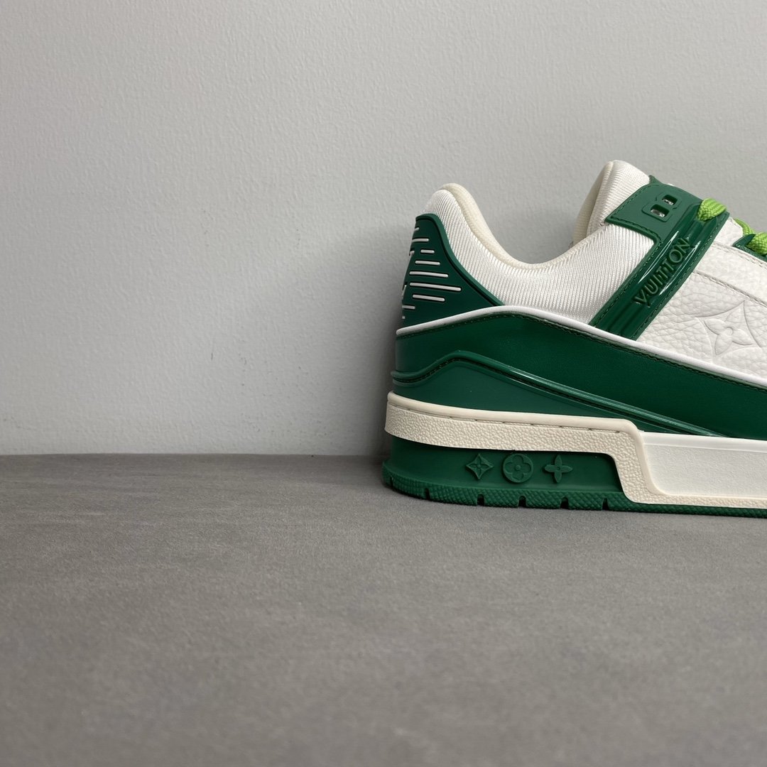 L0vis Vvtt0n Trainer Sneaker Mix Of Materials White/Green Virgil Abloh For Men LV 1A9VNK