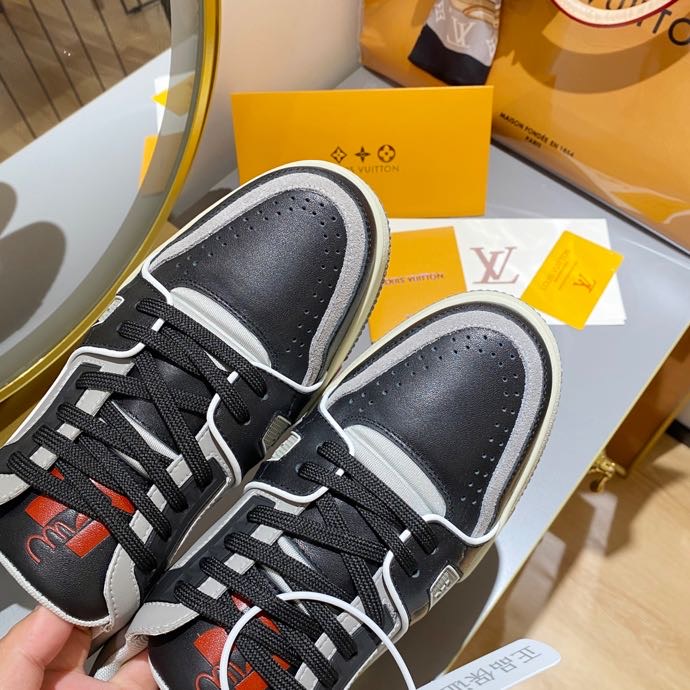 L0vis Vvtt0n Trainer Sneaker Black/Grey Virgil Abloh For Men LV