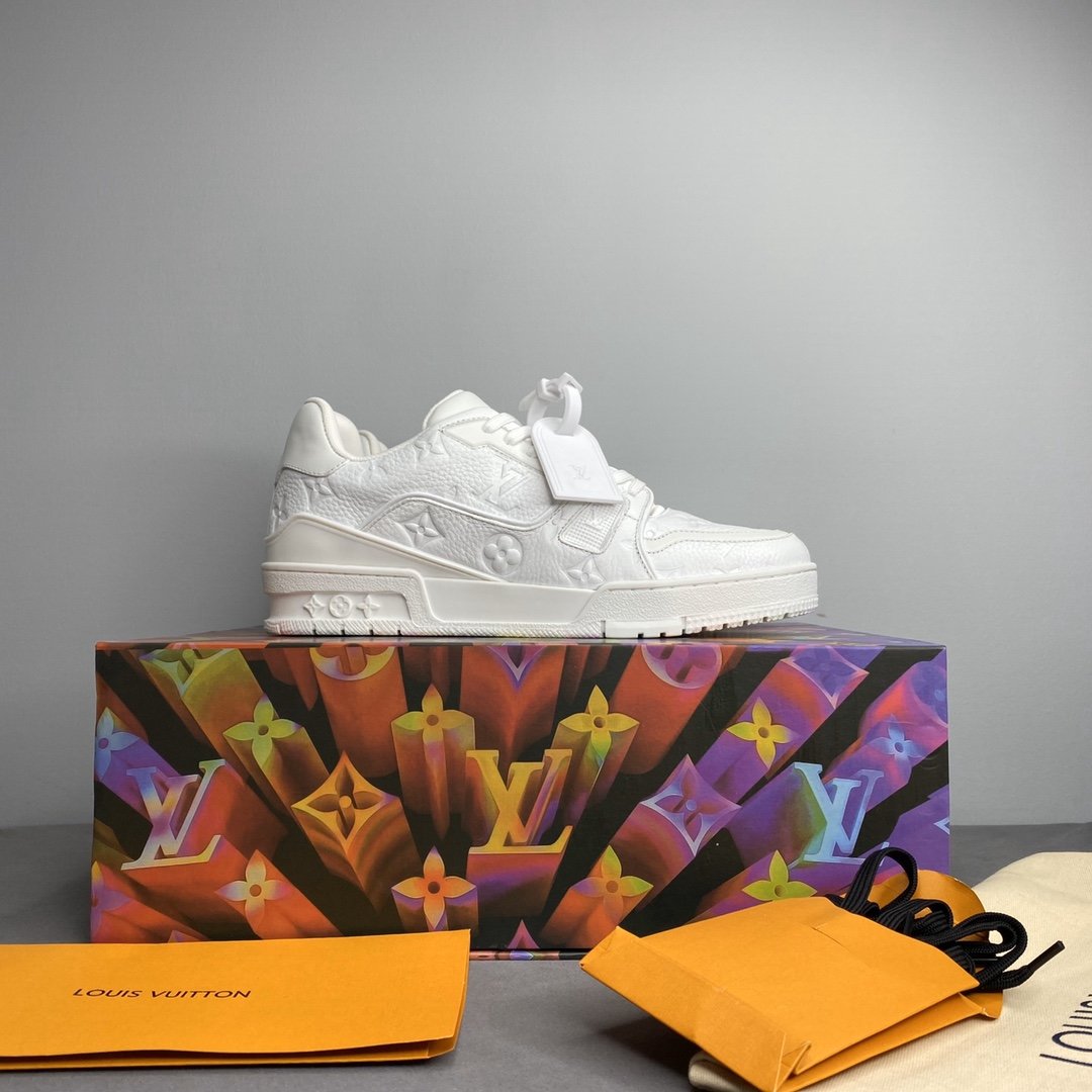 L0vis Vvtt0n Trainer Sneaker Mix Of Materials White Virgil Abloh For Men LV