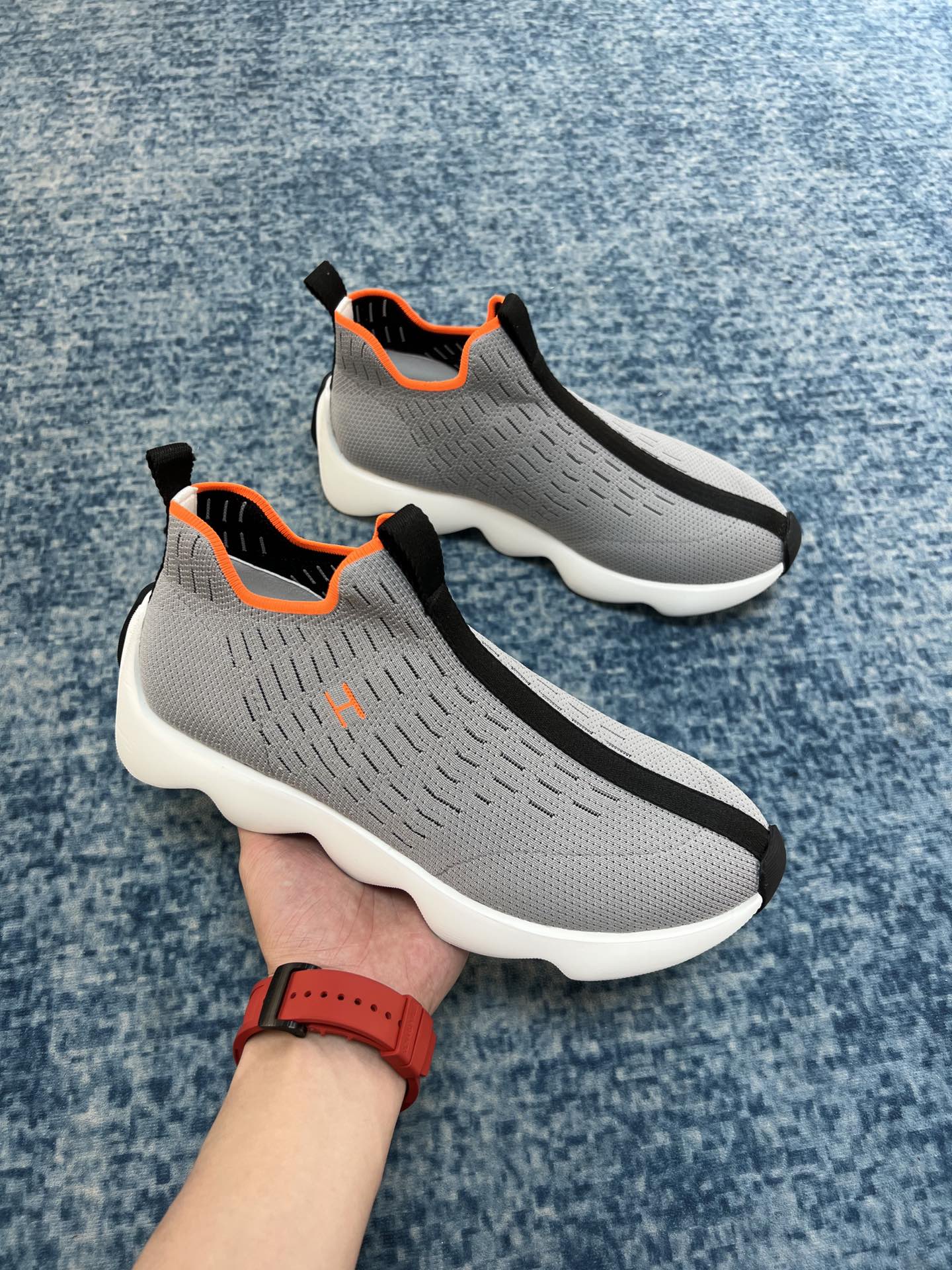 H**me5 Eclair Sneaker Light Grey For Men H221892ZH81410