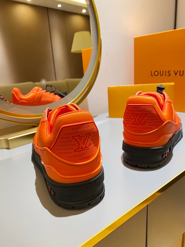 L0vis Vvtt0n Trainer Sneaker Rubber Orange Virgil Abloh For Men LV 1A9FHE