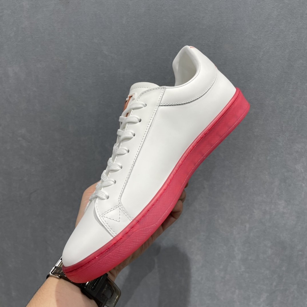 L0vis Vvtt0n Luxembourg Samothrace Sneaker Red For Men LV
