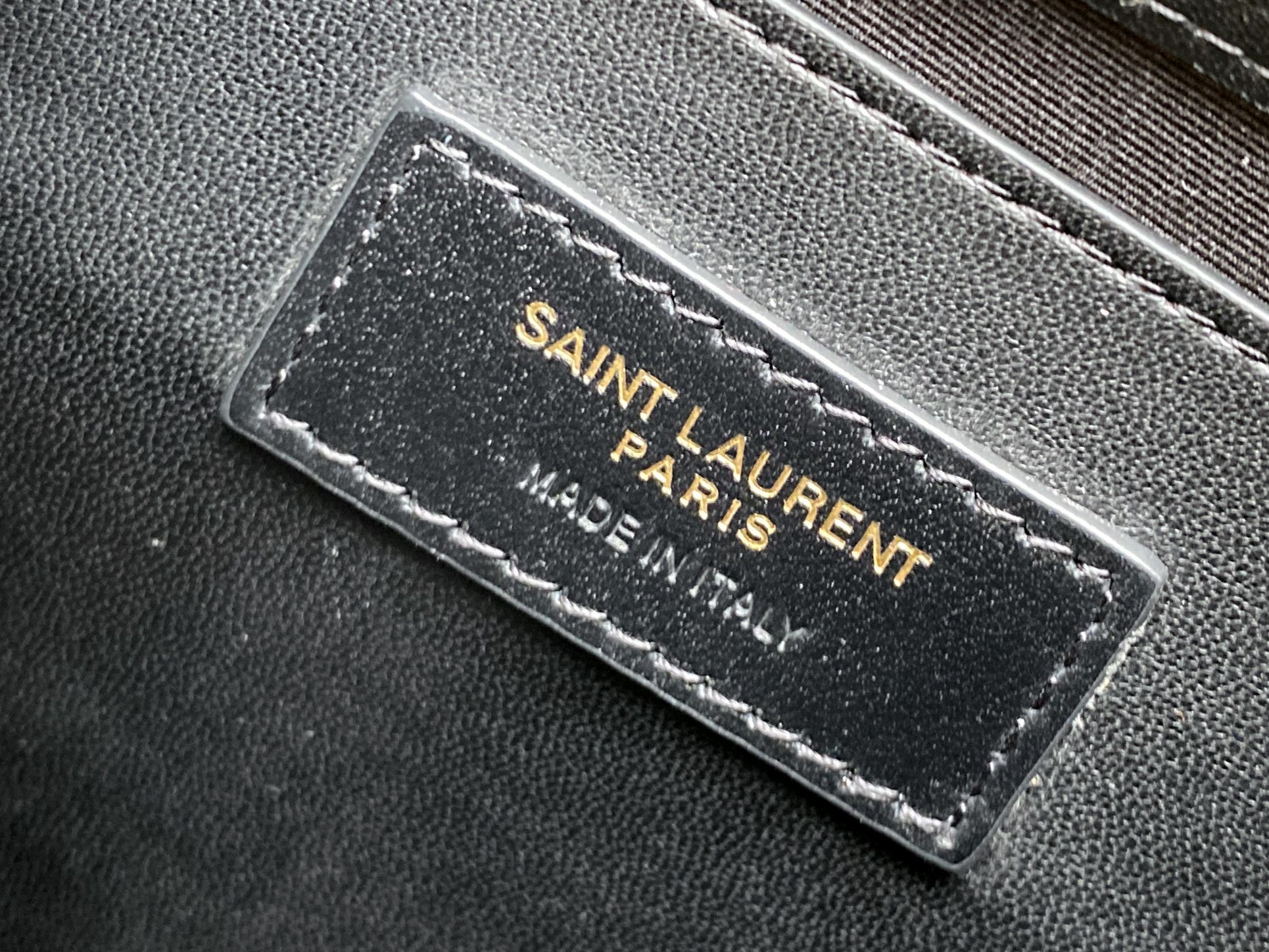 Sa1nt Lau*nt Loulou Small Chain Bag In “Y” Black With Gold Hardware For Women 9.8in/23cm Y51 4946991U8671000