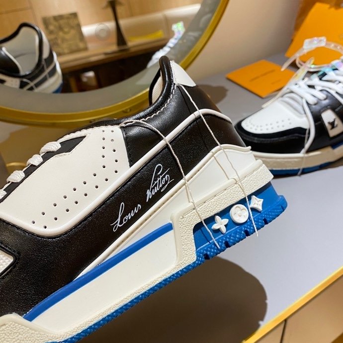L0vis Vvtt0n Trainer Sneaker Black/White Virgil Abloh For Men LV