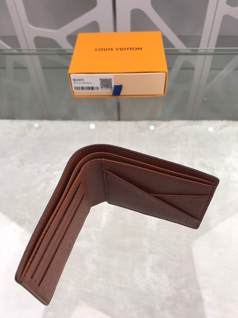 L0vis Vvtt0n Multiple Wallet Monogram Canvas For Men, Men’s Wallet 4.5in/11.5cm LV M60895