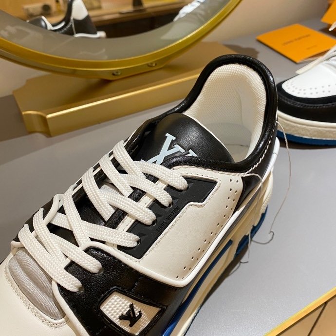 L0vis Vvtt0n Trainer Sneaker Black/White Virgil Abloh For Men LV