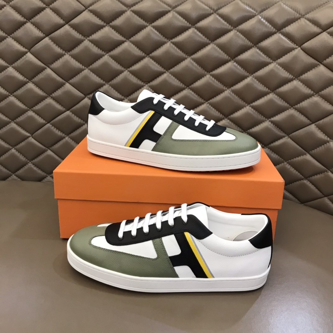 H**me5 Boomerang Sneaker White/Green/Black For Men H211861ZHLN400