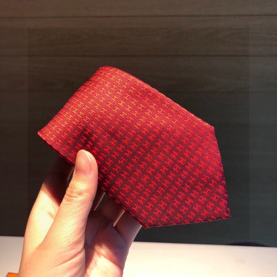 H**me5 Faconnee H Tie Cardinal H**me5 Men Tie H030189T 44