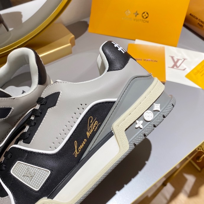 L0vis Vvtt0n Trainer Sneaker Black/Grey Virgil Abloh For Men LV
