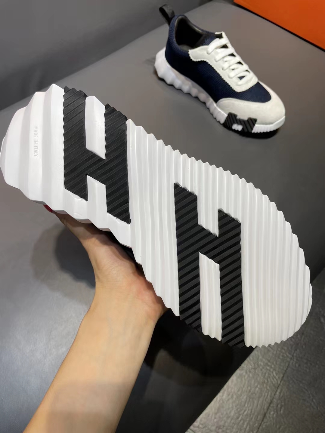 H**me5 Bouncing Sneaker Dark Blue For Men