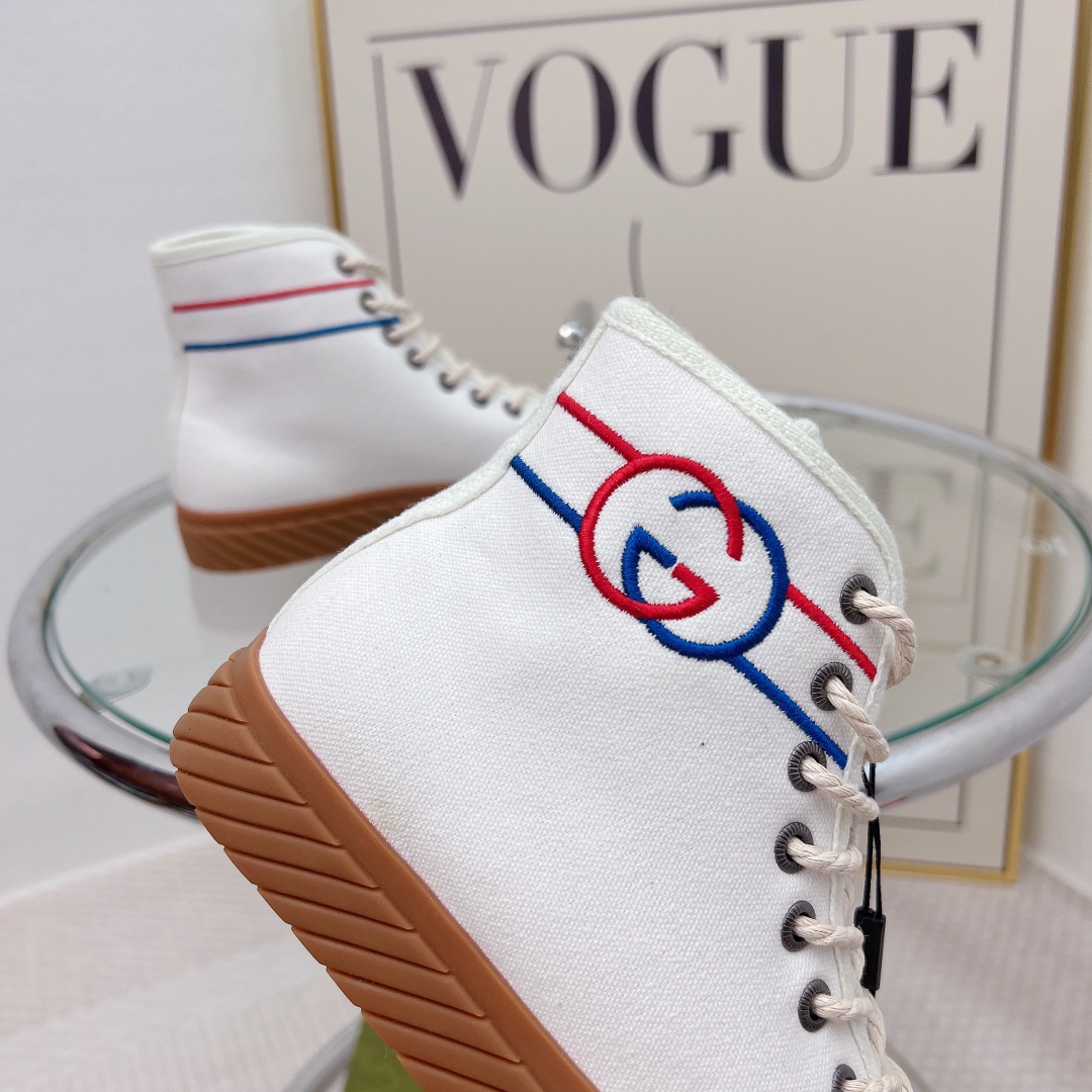 Gvc*1 Women’s Interlocking G High-Top Sneaker White For Women GG