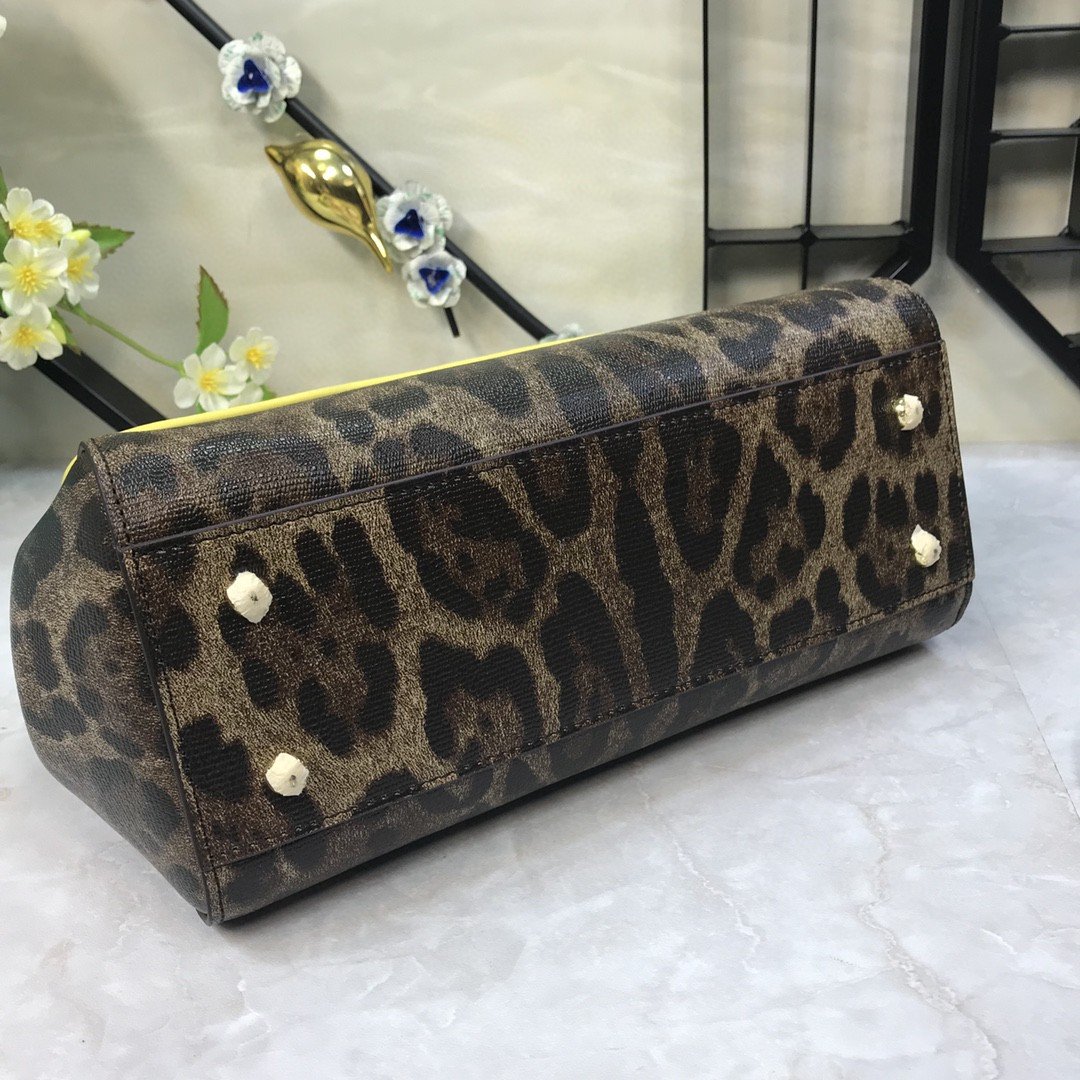 Dolce & Gabbana Medium Sicily Handbag Unique Print Motifs Muticolour For Women 10.2in/26cm DG