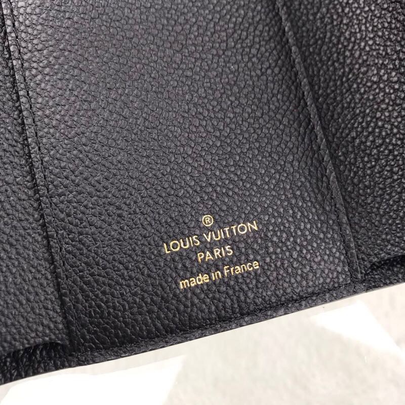 L0vis Vvtt0n Victorine Wallet Monogram Empreinte Black For Women, Women’s Wallets 4.7in/12cm LV M64060