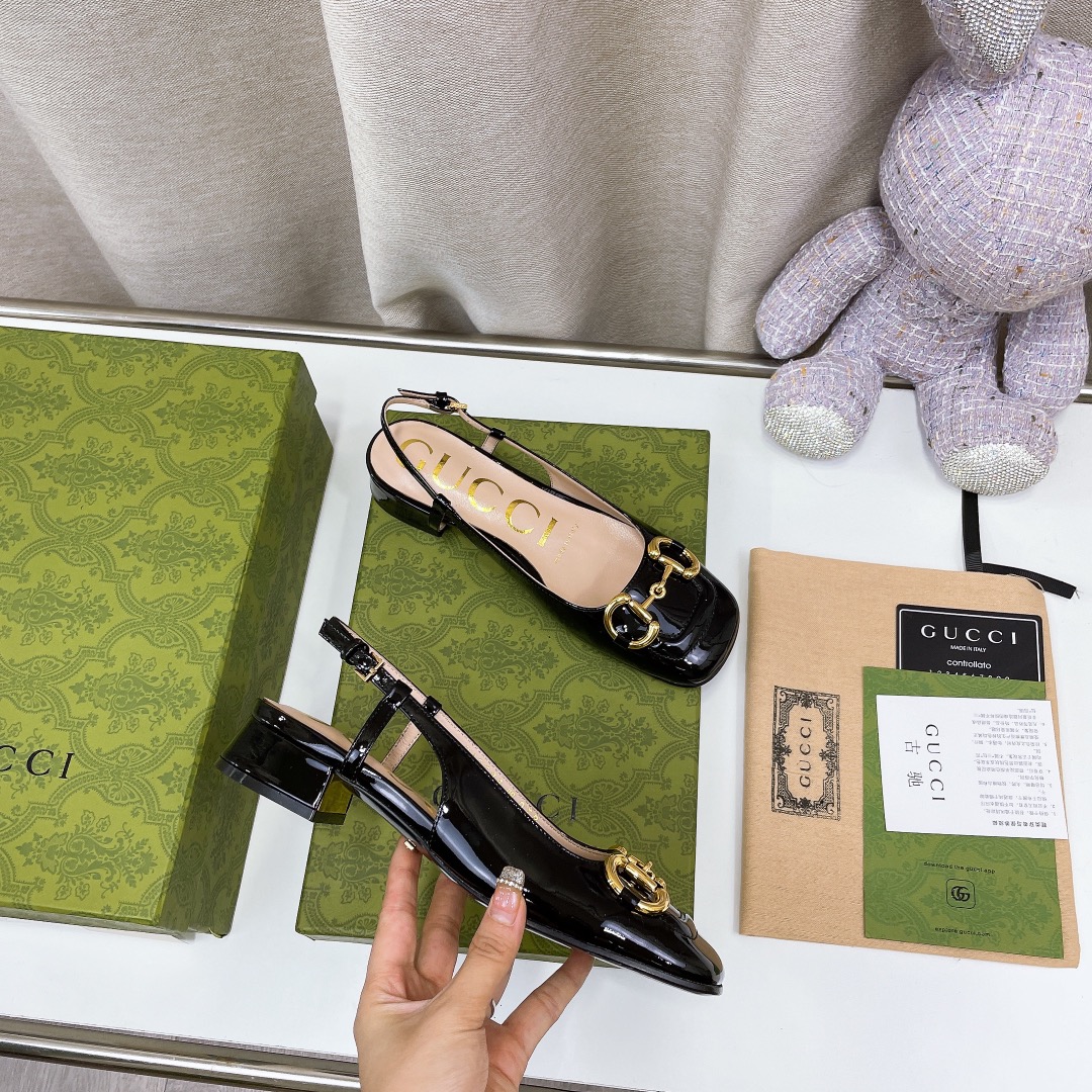 Gvc*1 Women’s Slingback With Horsebit Black For Women GG
