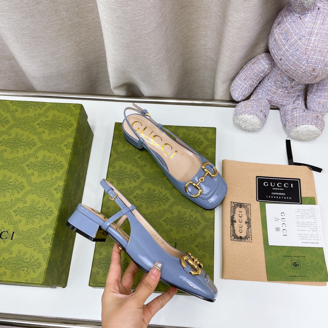 Gvc*1 Women’s Slingback With Horsebit Jade Green For Women GG