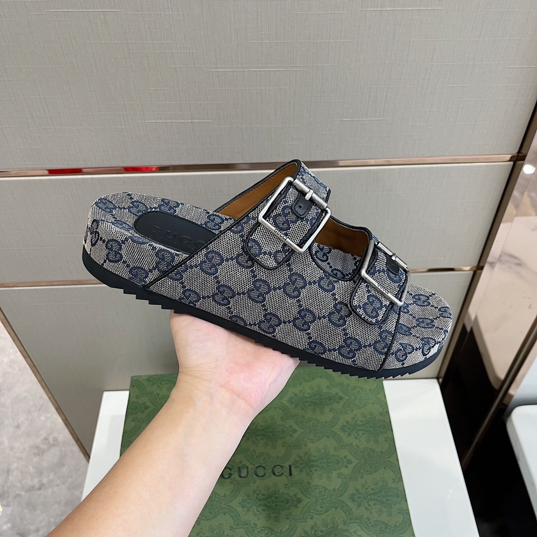 Gvc*1 Women’s Slide Sandal With Straps Grey For Women GG