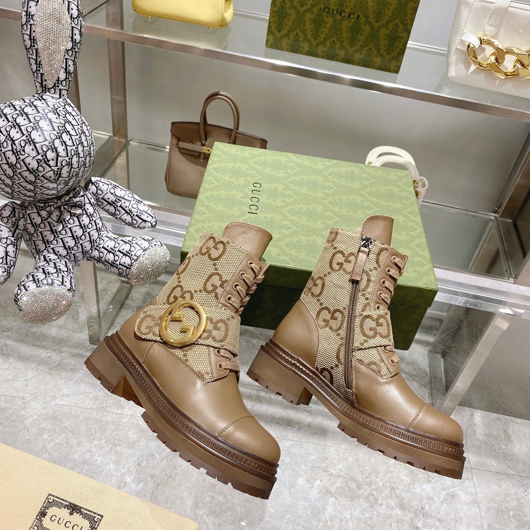 Gvc*1 Blondie Women’s Ankle Boots Beige For Women GG
