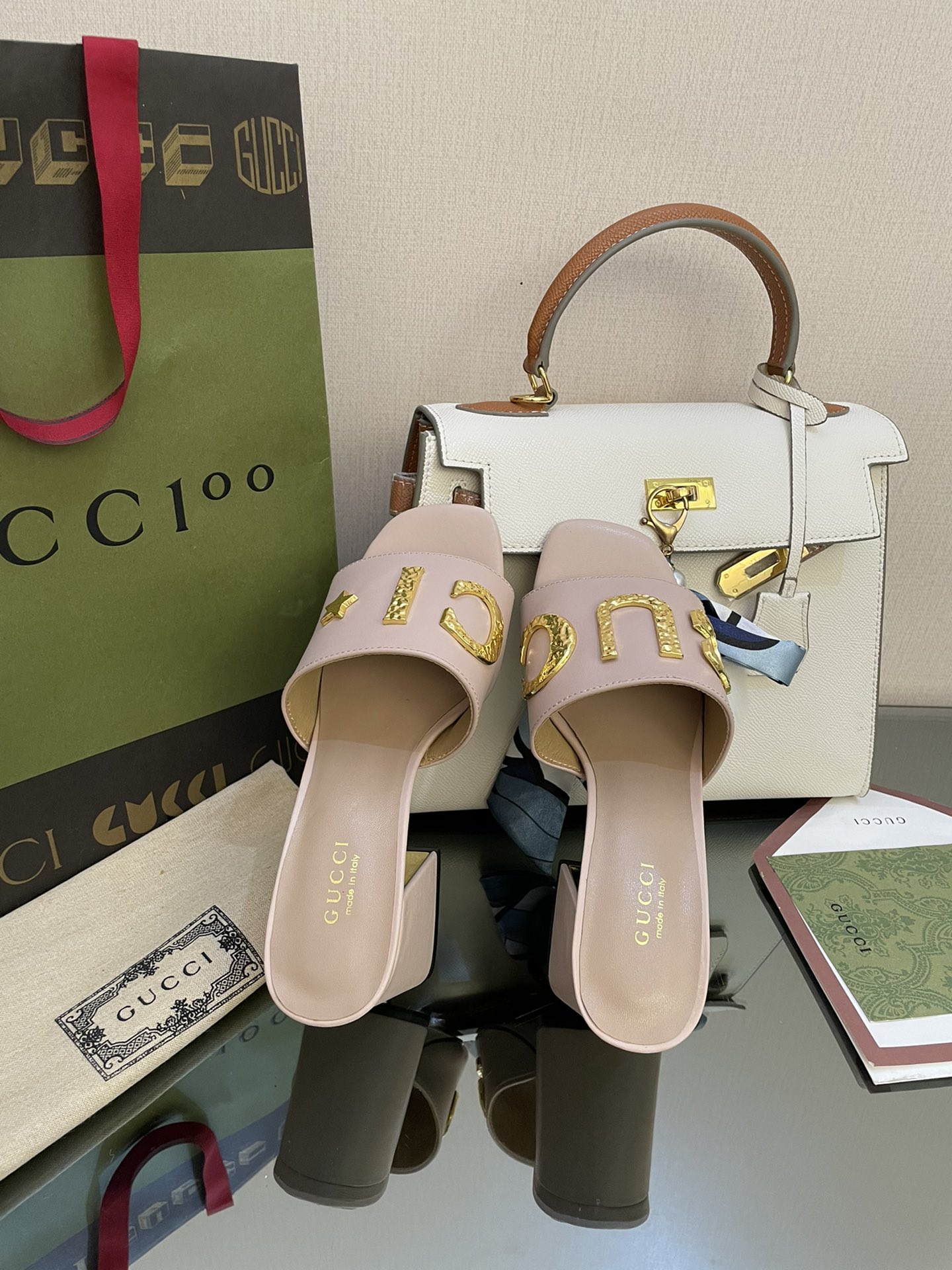 Gvc*1 Women’s ‘Gvc*1’ Slide Sandal Light Pink For Women GG