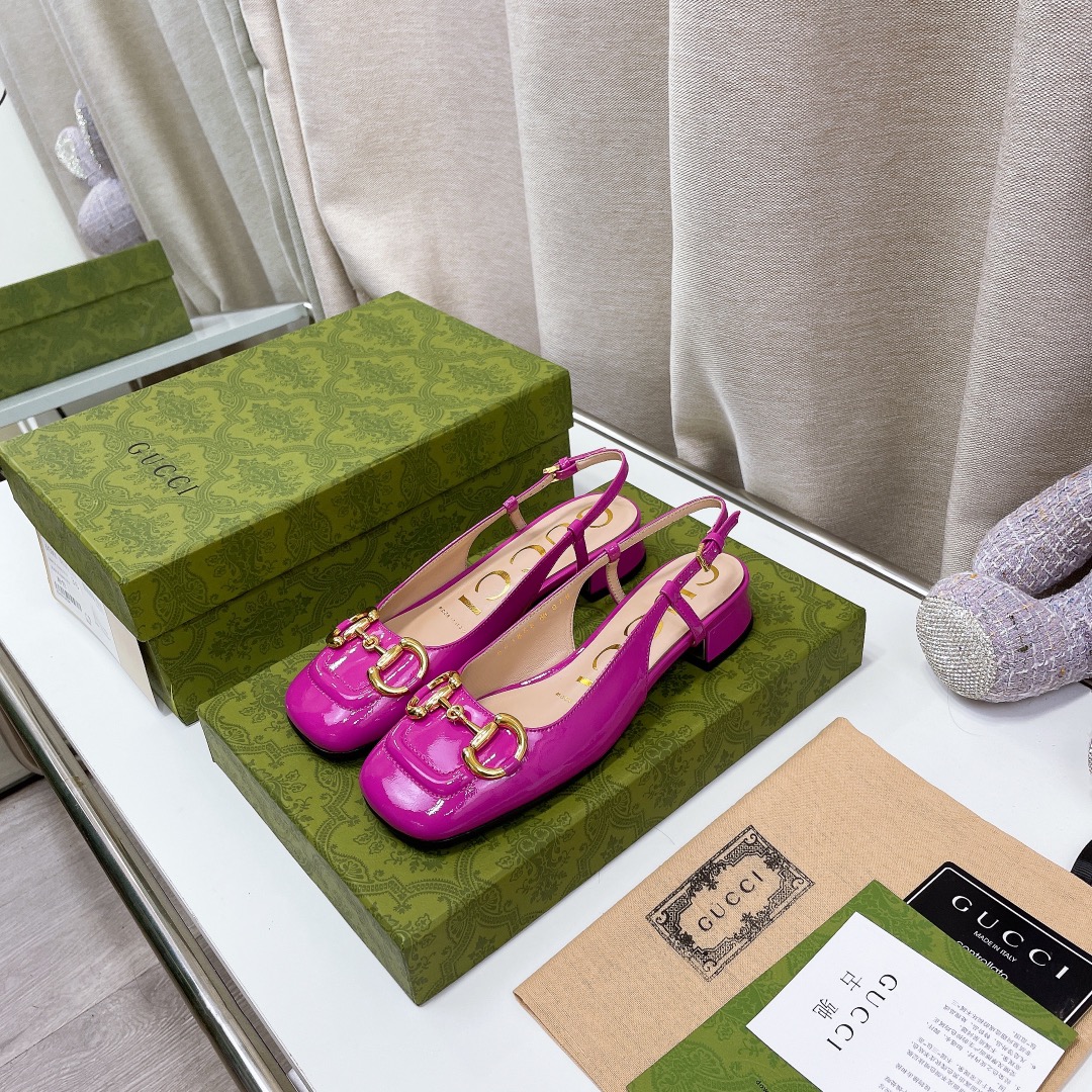 Gvc*1 Women’s Slingback With Horsebit Dark Pink For Women GG