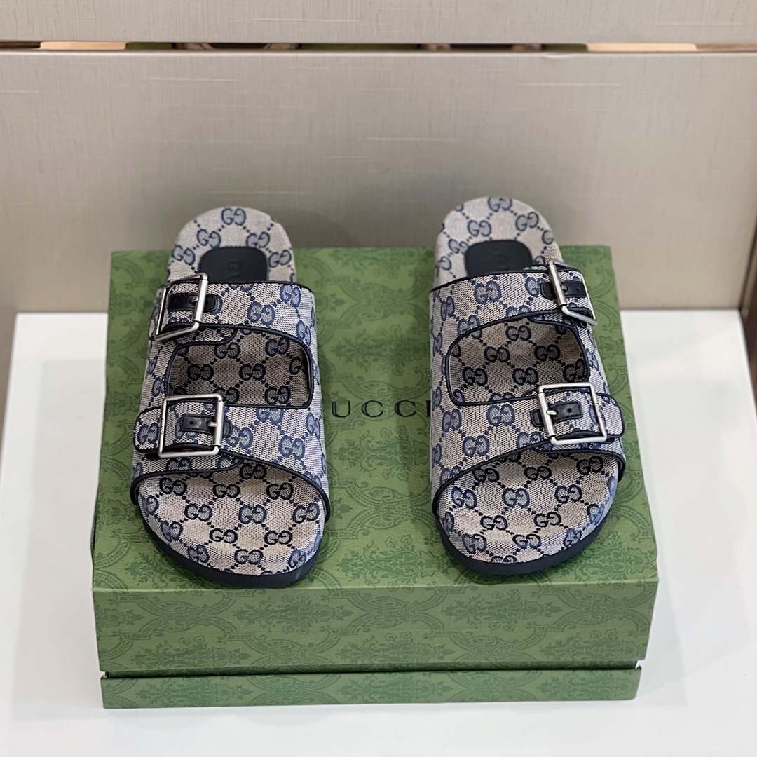 Gvc*1 Women’s Slide Sandal With Straps Grey For Women GG