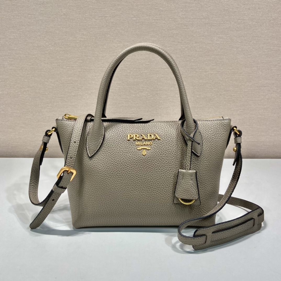 Pra*a Saffiano Mini Bag Beige For Women, Women’s Bags 9.4in/24cm