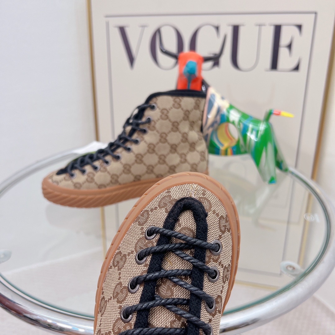 Gvc*1 Women’s High-Top Maxi GG Sneaker Beige For Women GG