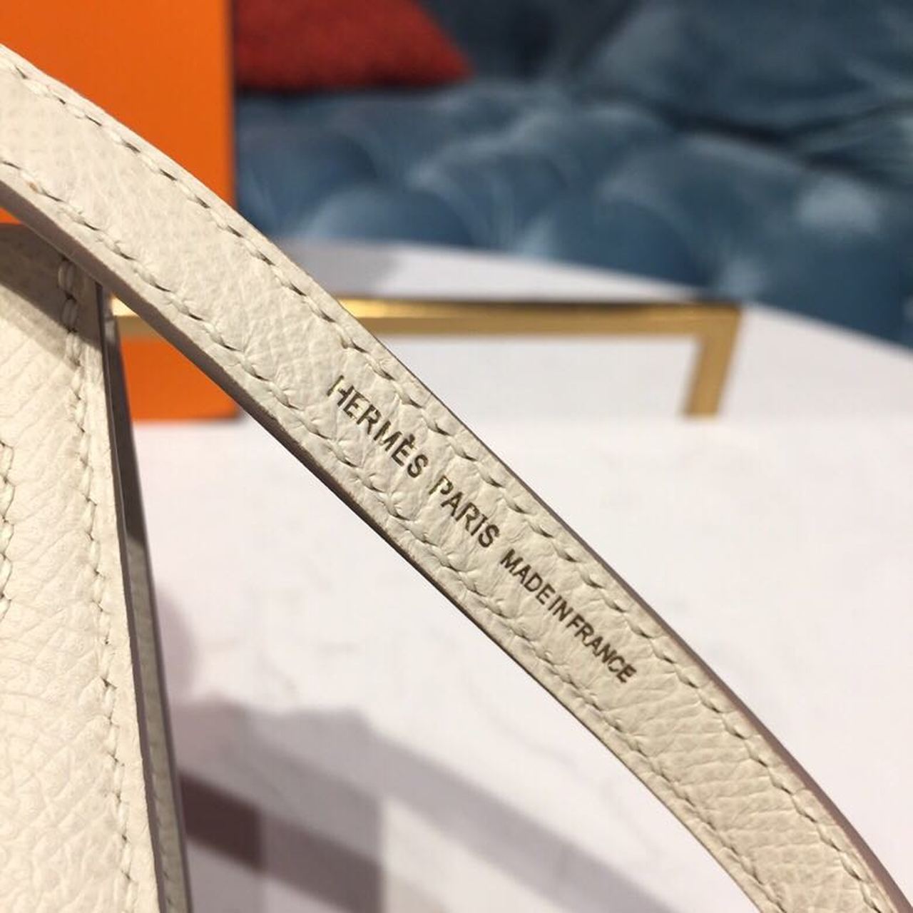H**me5 Mini Kelly Craie For Women Gold-Toned Hardware 7.5in/19cm