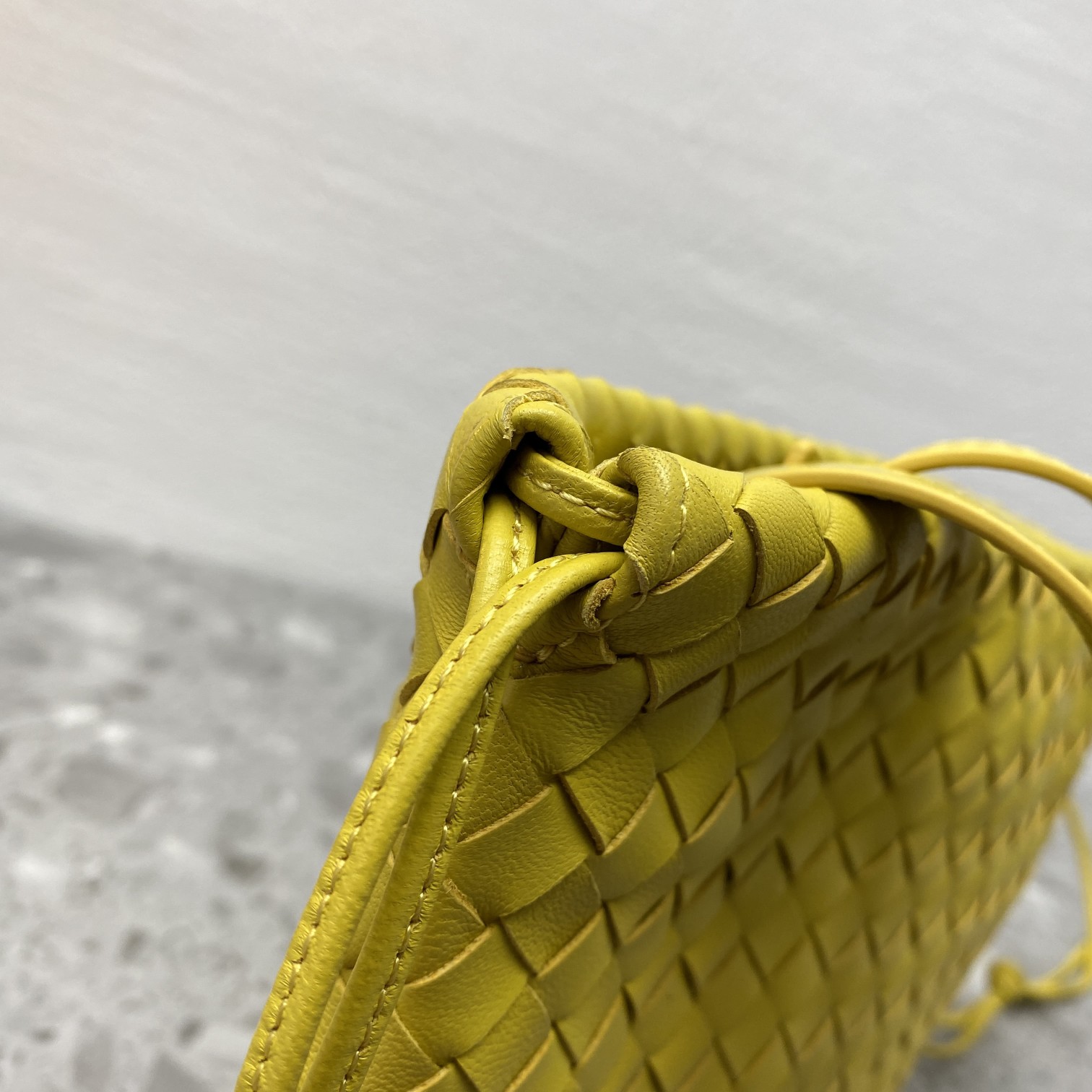 B0tt*ga Ven*ta Shoulder Bag Yellow, For Women, Women’s Bags 10.2in/26cm