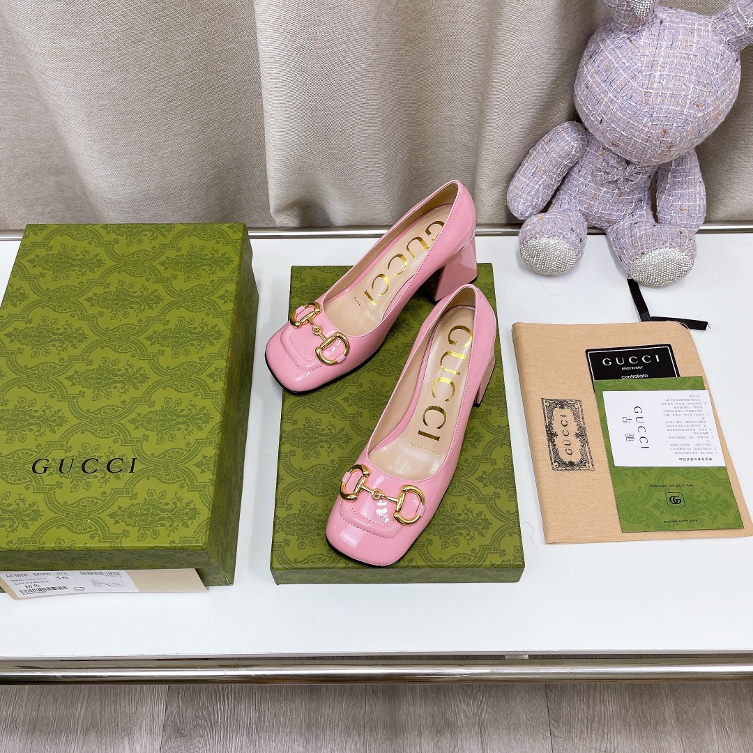 Gvc*1 Women’s Mid-Heel Ballet Flat With Horsebit Light Pink For Women GG
