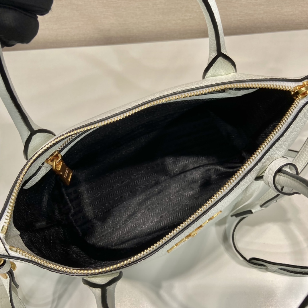 Pra*a Saffiano Mini Bag Beige For Women, Women’s Bags 9.4in/24cm