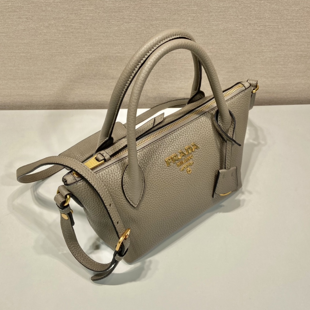 Pra*a Saffiano Mini Bag Beige For Women, Women’s Bags 9.4in/24cm